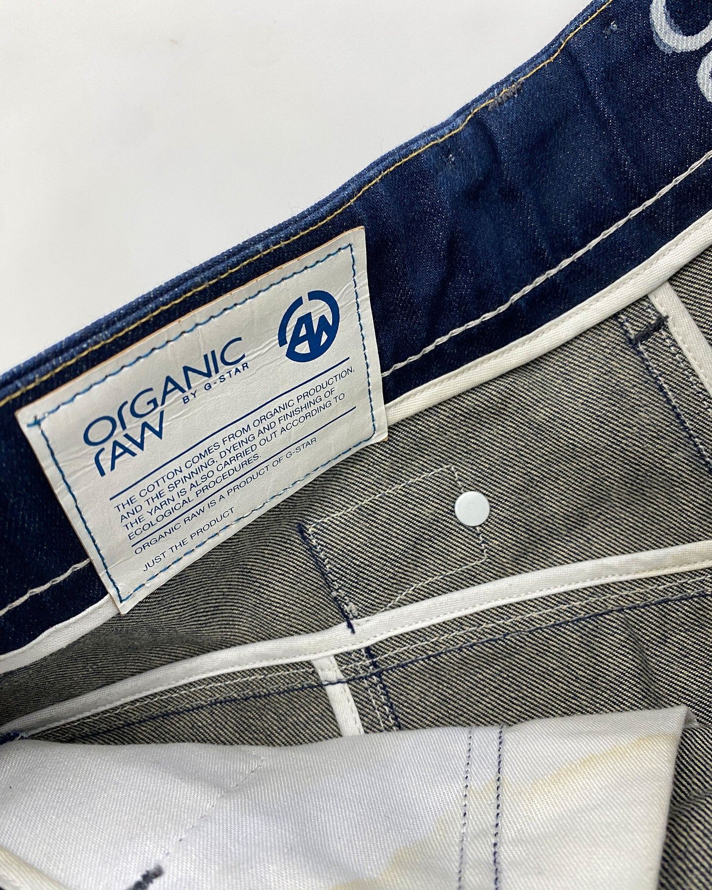 G-Star 2020s Buckleback Raw Denim Organic Vintage Maxi Skirt Dark Blue