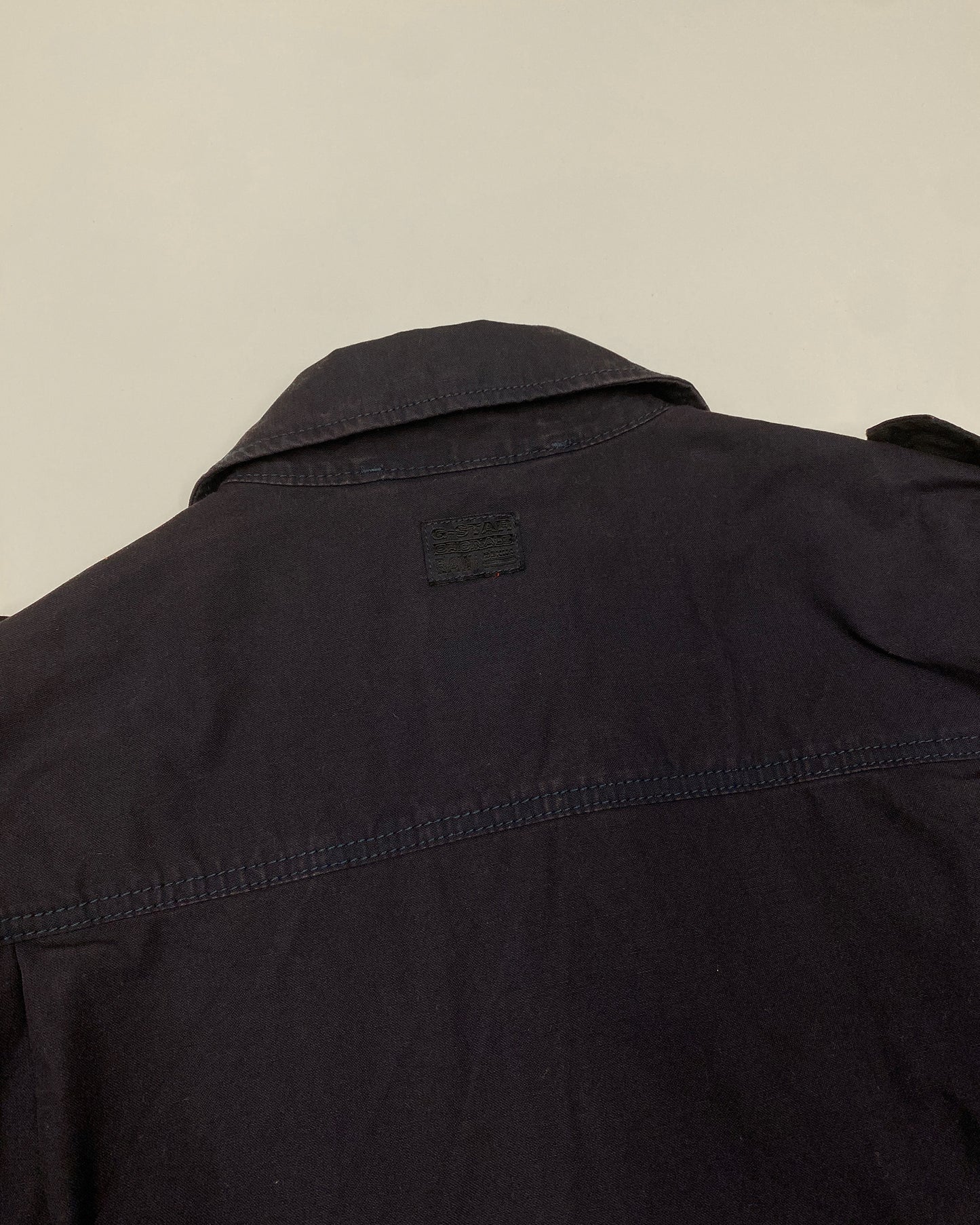 G-Star RAW 2010s Military Officer Blouse Jacket Navy