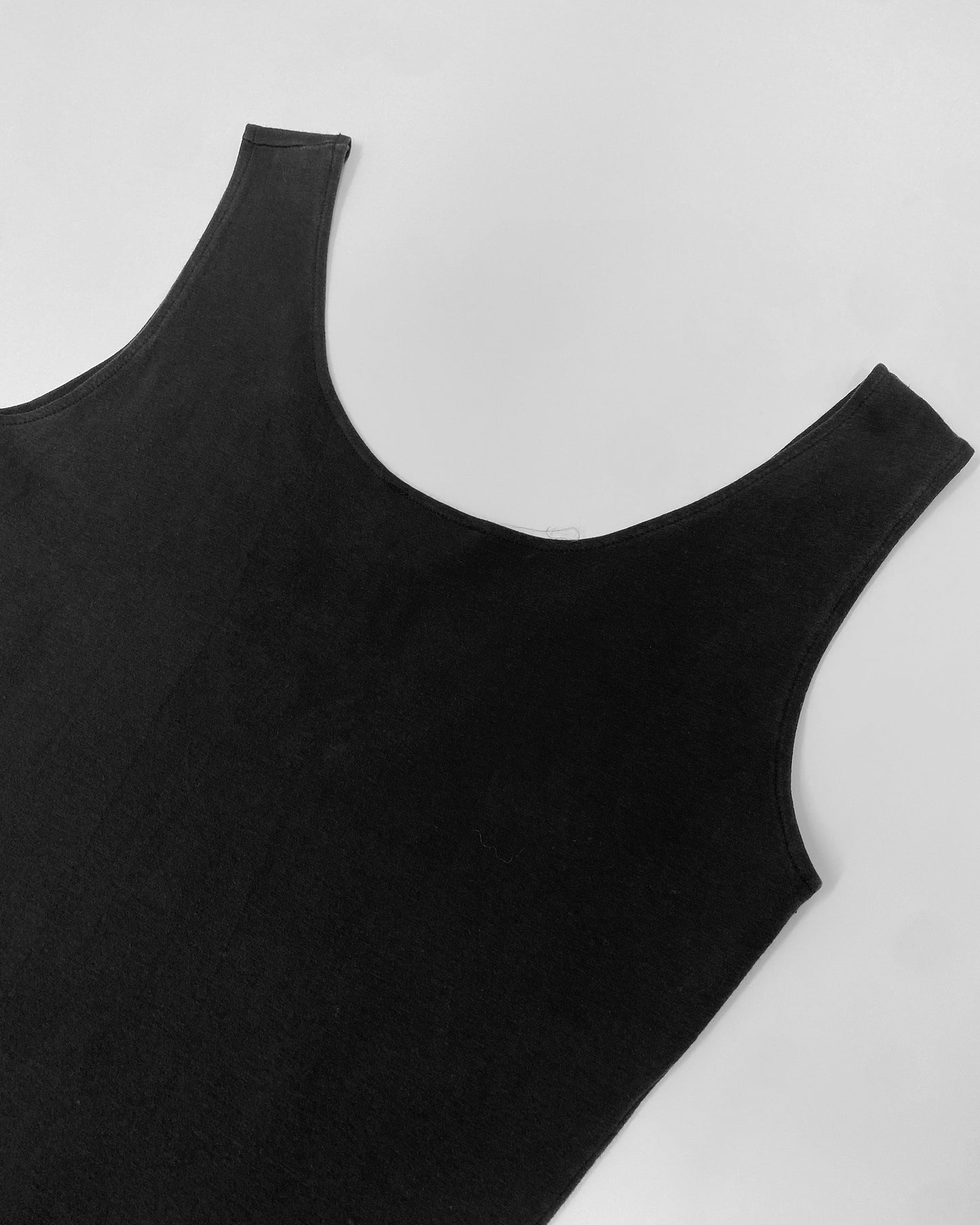 Junior Gaultier 1980s Star Print Fringe Tank Dress Black