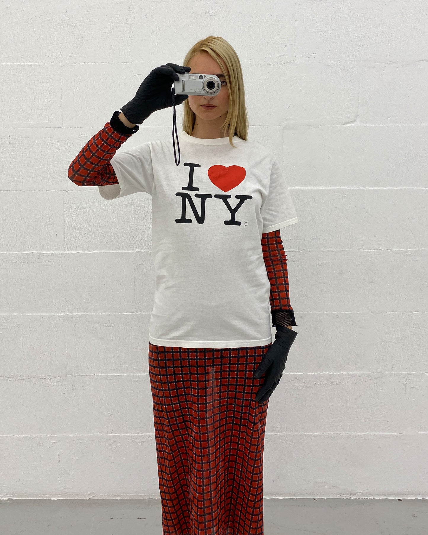 Vintage 2000s I Love NY Tourist T-Shirt White