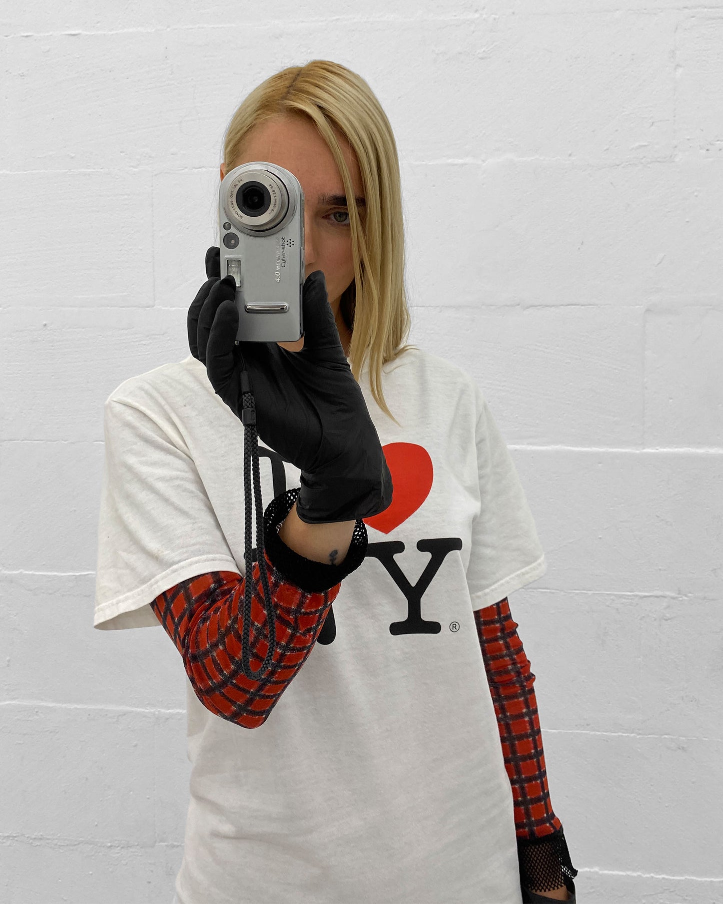 Vintage 2000s I Love NY Tourist T-Shirt White