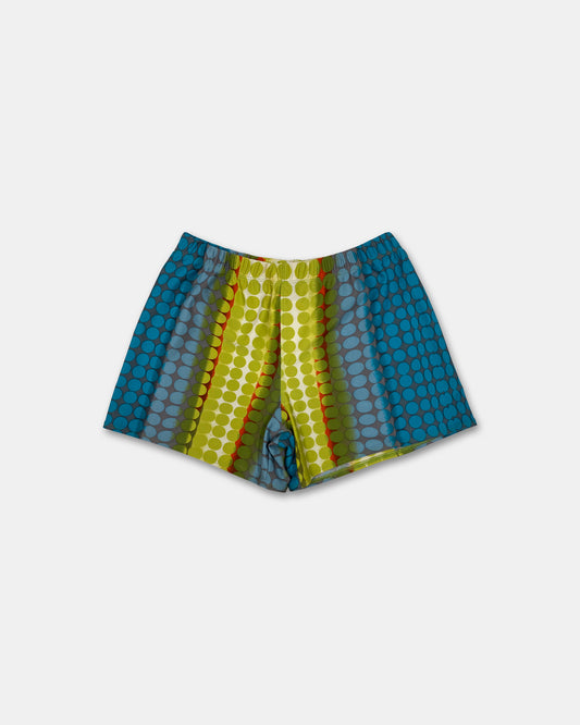 Jean Paul Gaultier Maille AW1995 Cyberdot Bathing Shorts Multicolor