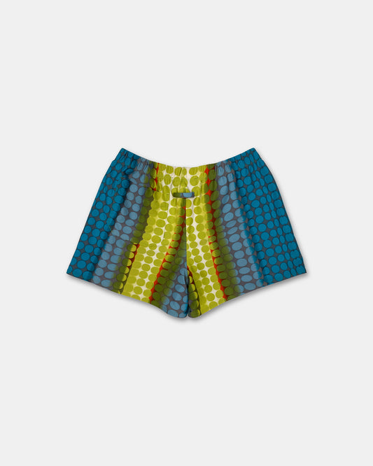 Jean Paul Gaultier Maille AW1995 Cyberdot Bathing Shorts Multicolor