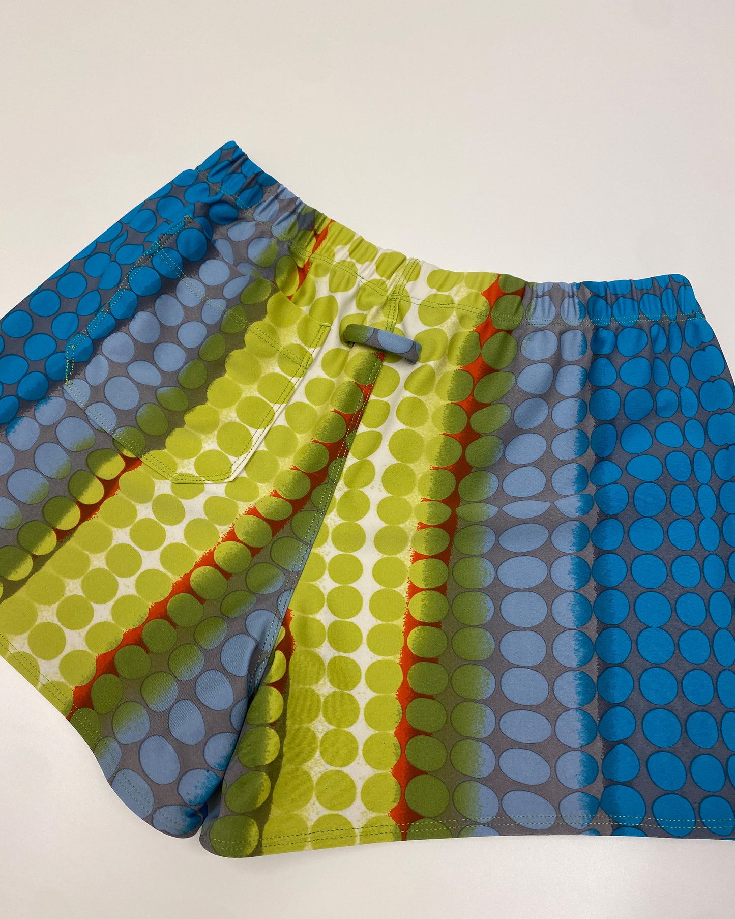 Jean Paul Gaultier Maille AW1995 Cyberdot Bathing Shorts Multicolor