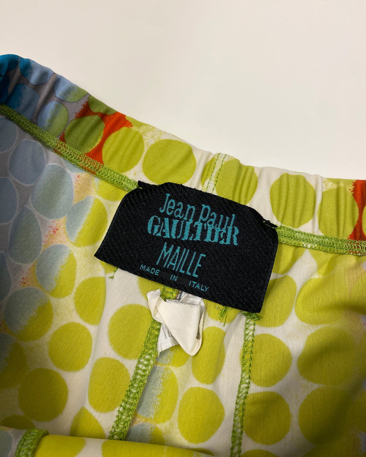 Jean Paul Gaultier Maille AW1995 Cyberdot Bathing Shorts Multicolor