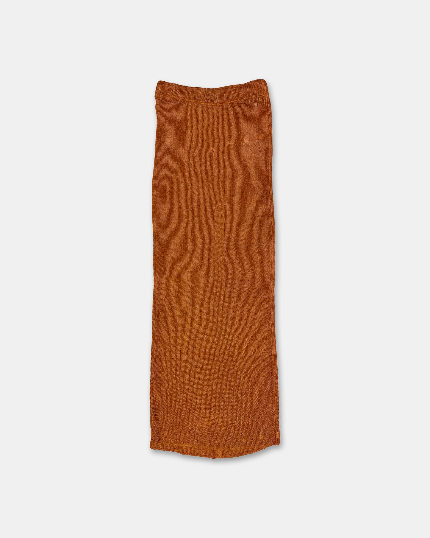 Jean Paul Gaultier Pour Equator SS1984 Knit Skirt Orange