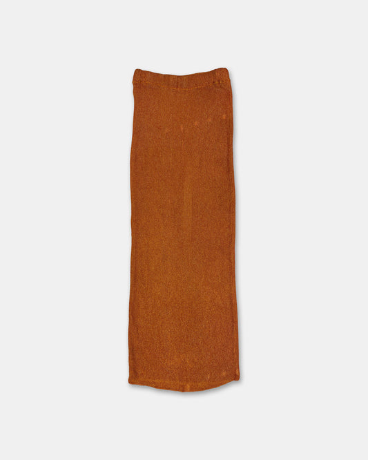 Jean Paul Gaultier Pour Equator SS1984 Knit Skirt Orange