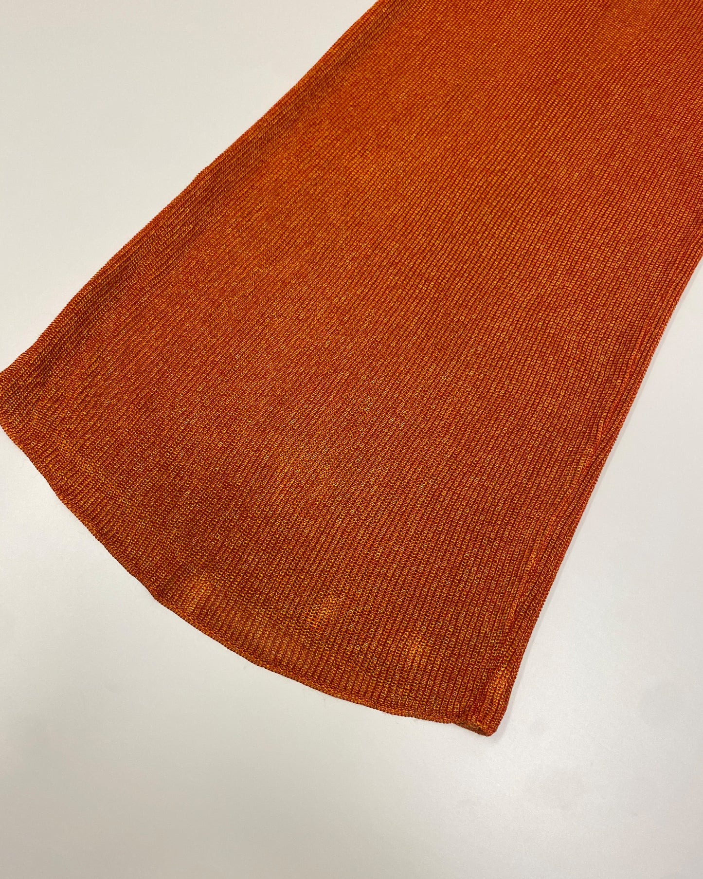 Jean Paul Gaultier Pour Equator SS1984 Knit Skirt Orange