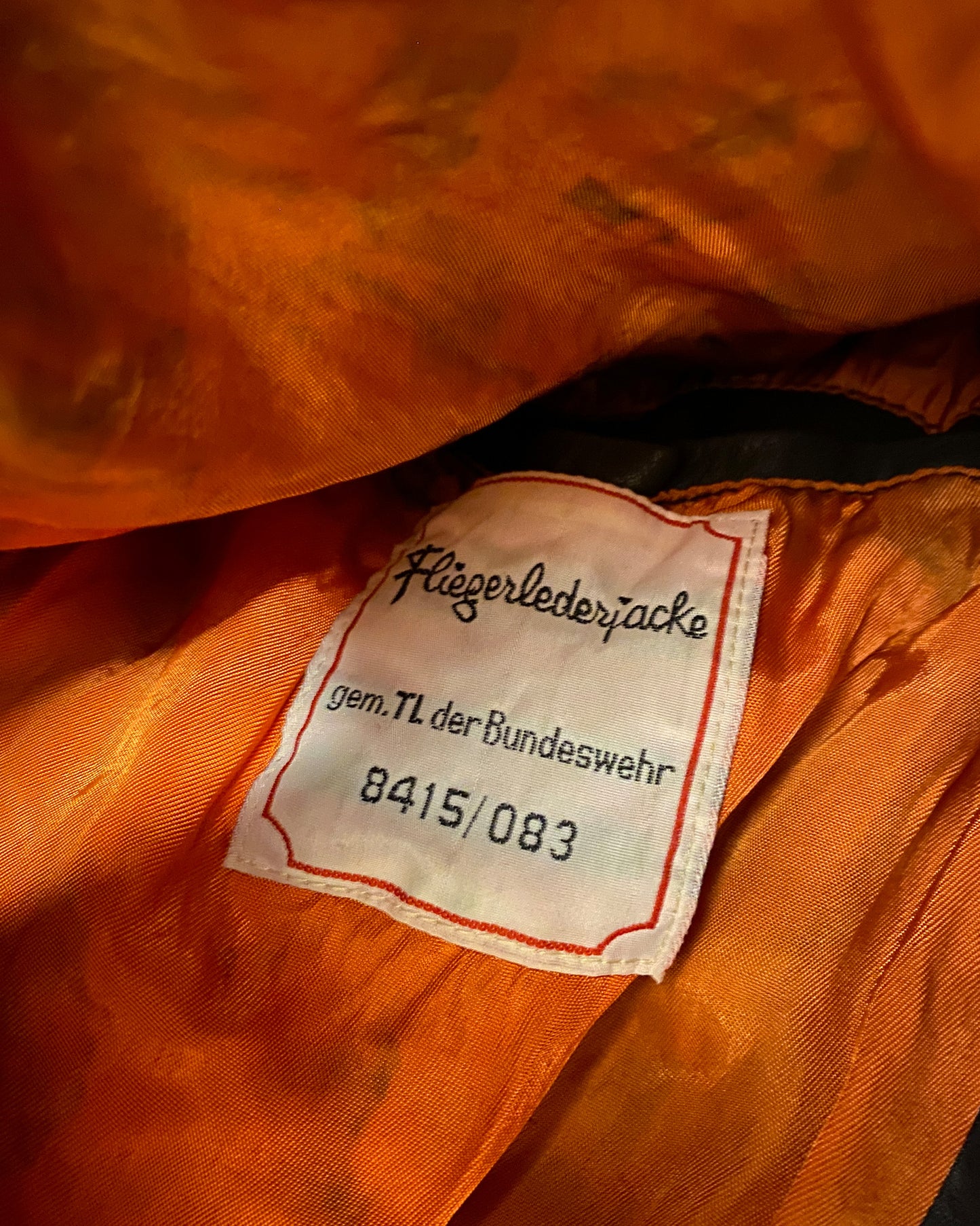 Vintage 2000s Leather Flight Jacket Grey