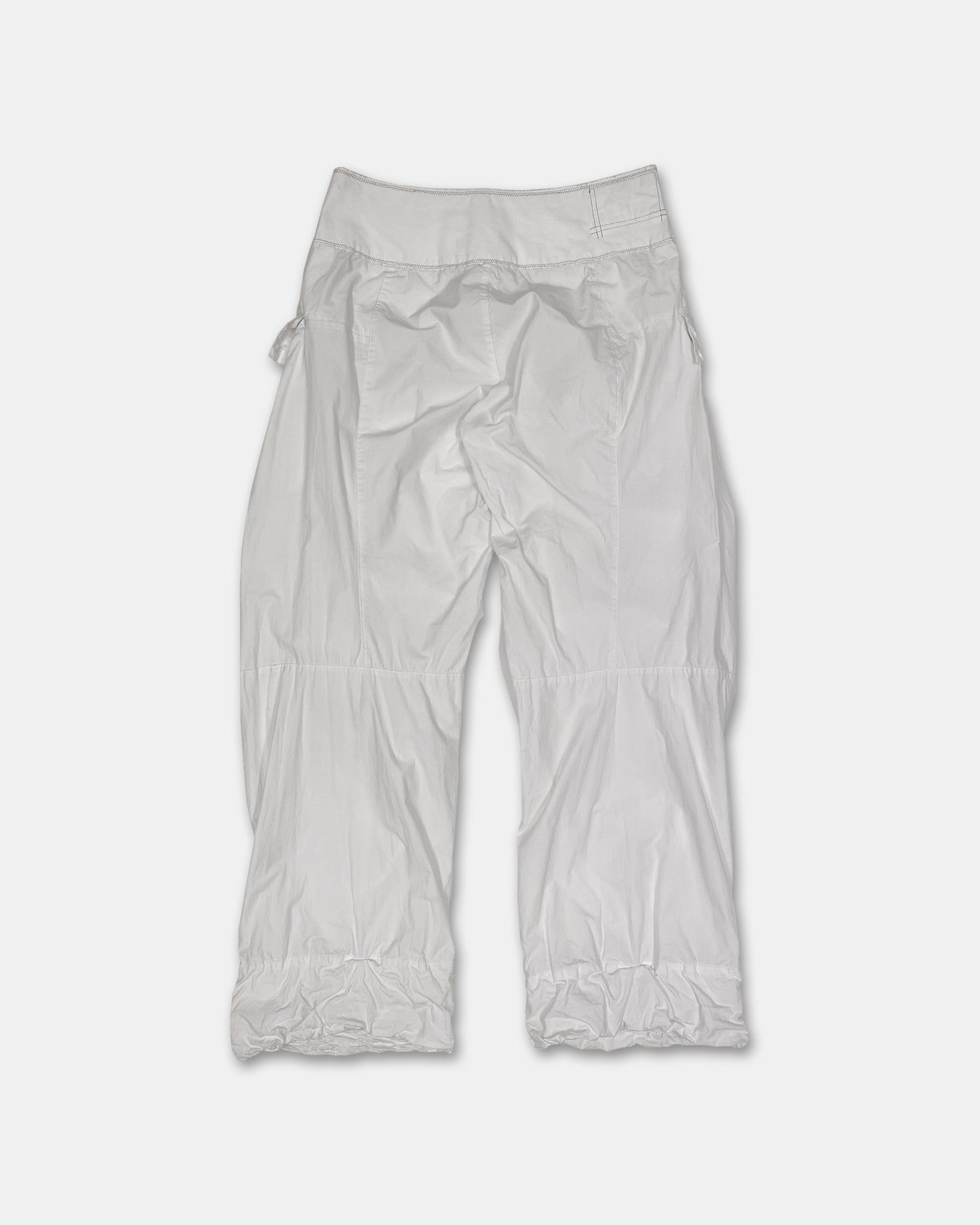 Marithé + François Girbaud 1990s Baggy Cargo Pants White