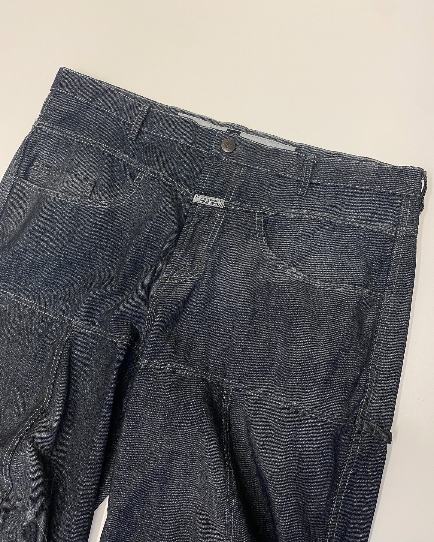 Marithé + François Girbaud 2000s Carptender Denim Dark Blue