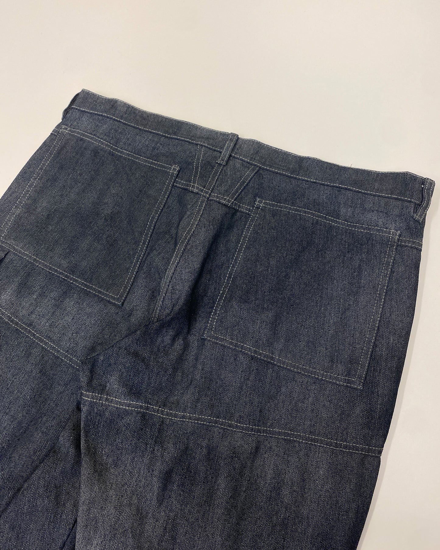 Marithé + François Girbaud 2000s Carptender Denim Dark Blue