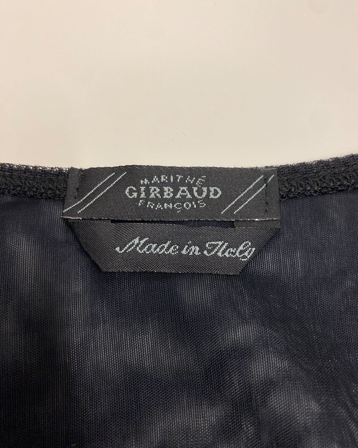 Marithé + François Girbaud 1990s Nylon Tank Dress Black