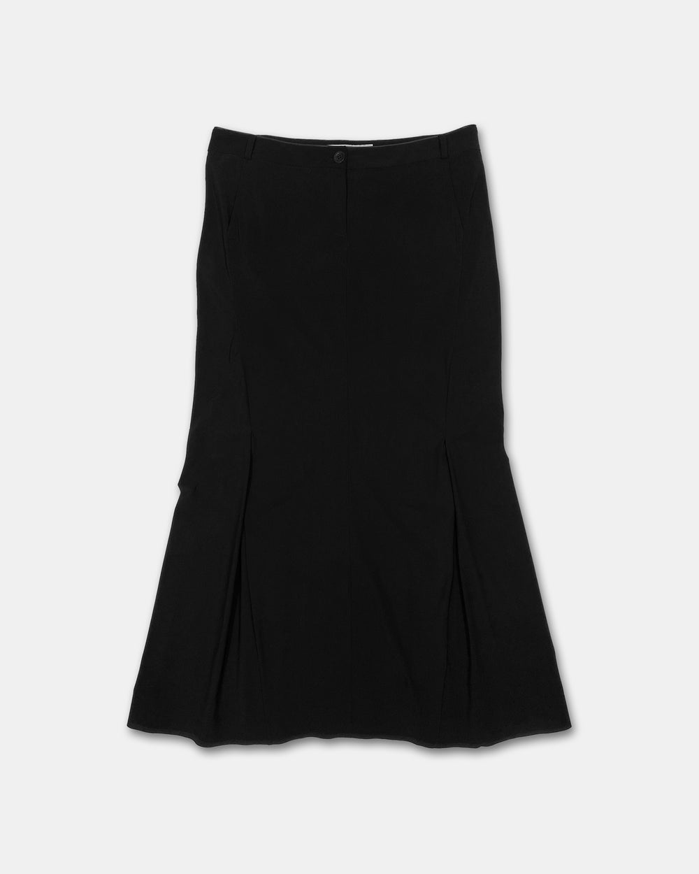 Marithé + François Girbaud 2010s Elastic Skirt Black