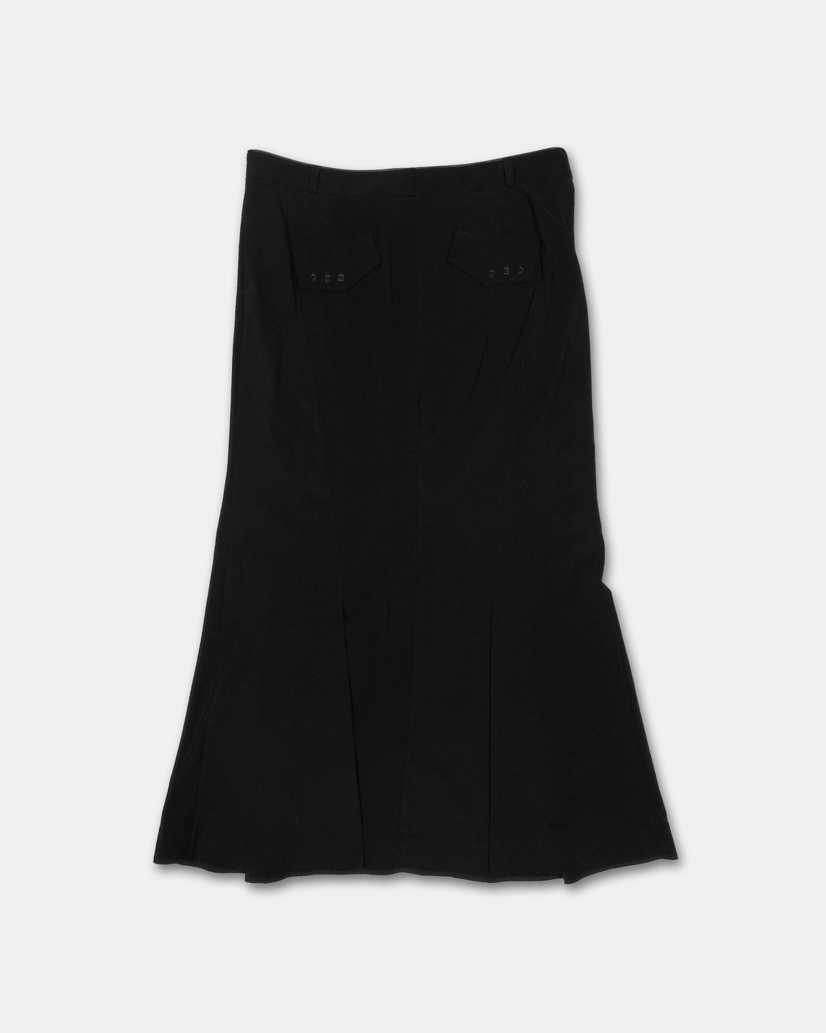 Marithé + François Girbaud 2010s Elastic Skirt Black