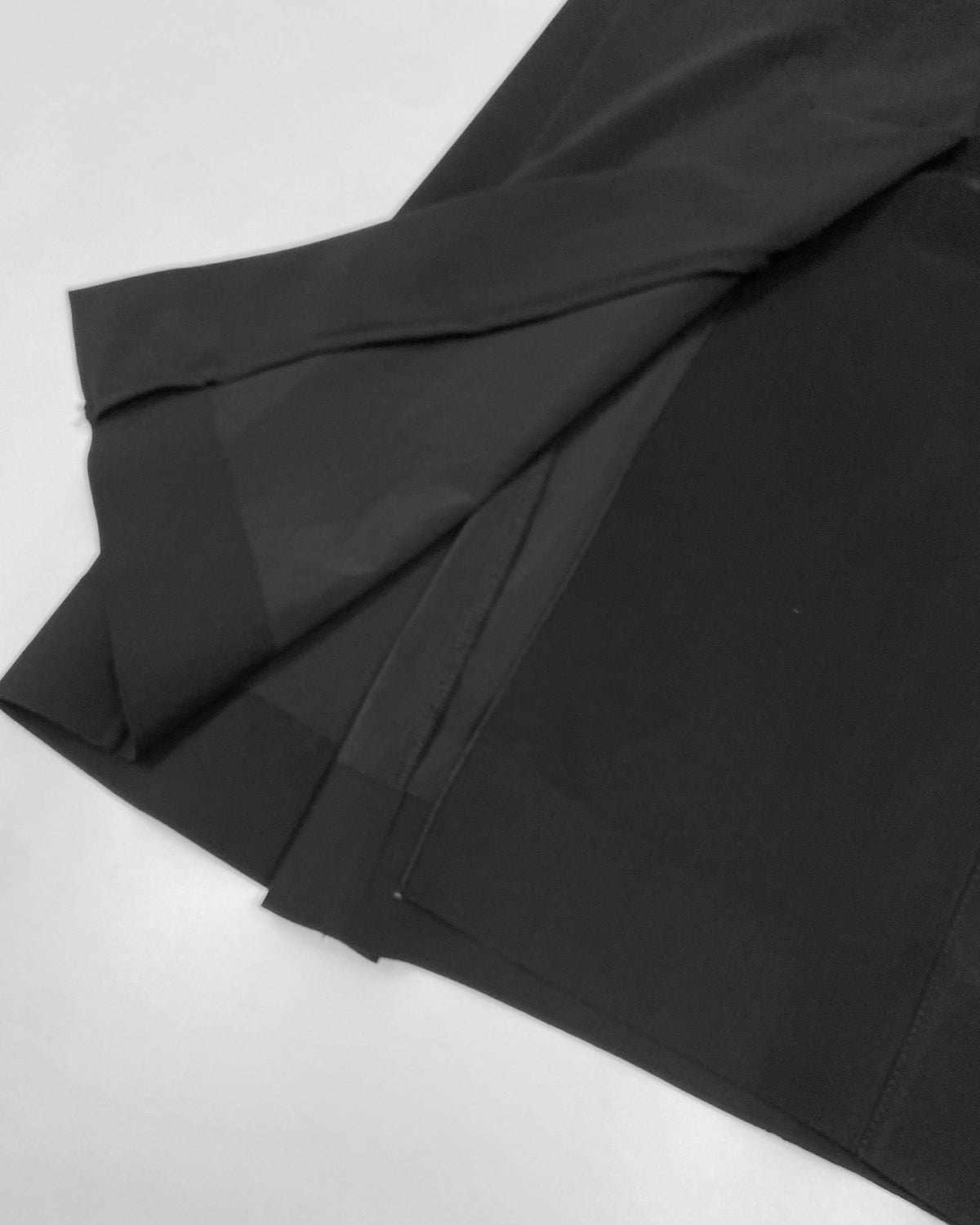 Marithé + François Girbaud 2010s Elastic Skirt Black