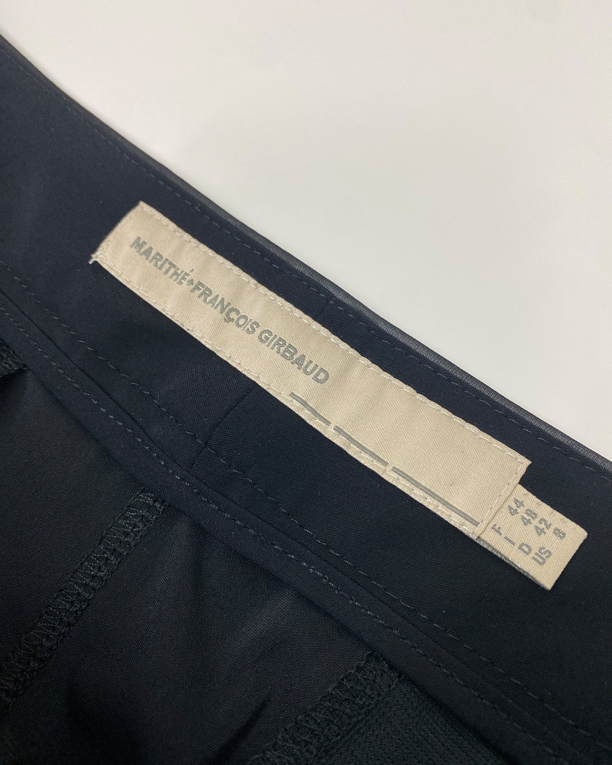 Marithé + François Girbaud 2010s Elastic Skirt Black