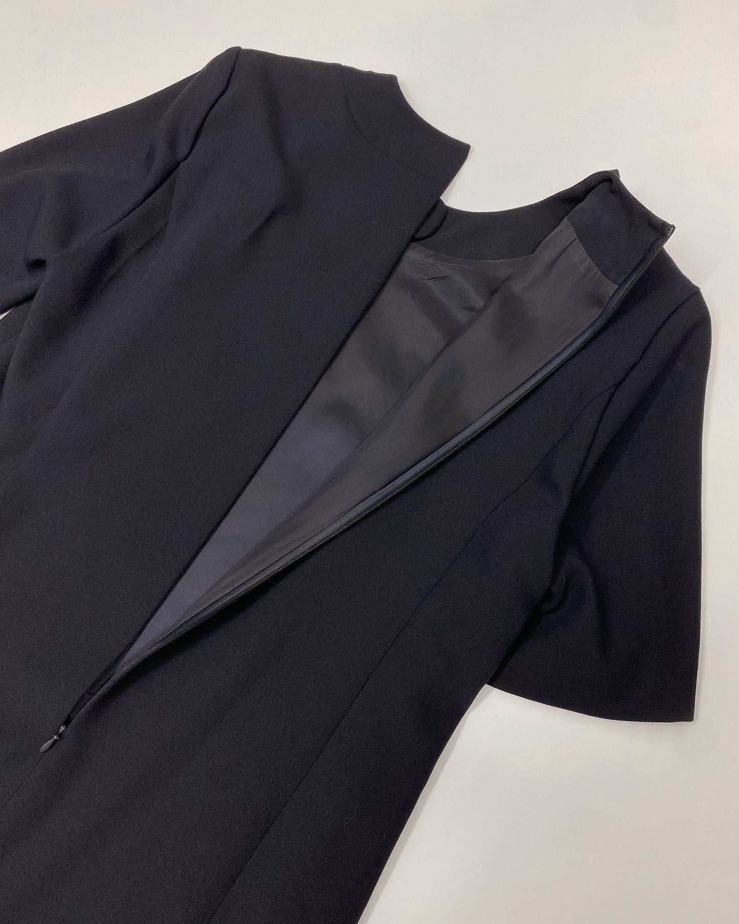 Givenchy en Plus 1980s Formal Dress Dark Navy