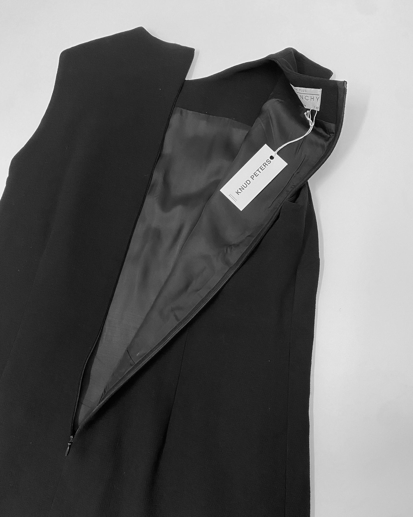 Givenchy en Plus 1980s Formal Tank Dress Black