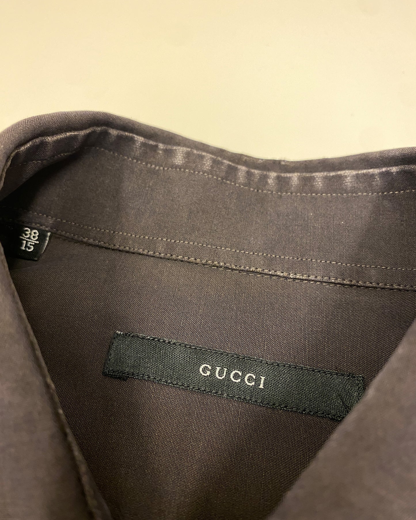 Gucci by Frida Giannini 2010s Classic Shirt Grey Purple