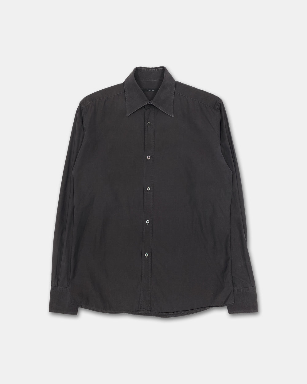 Gucci by Frida Giannini 2010s Classic Shirt Grey Purple
