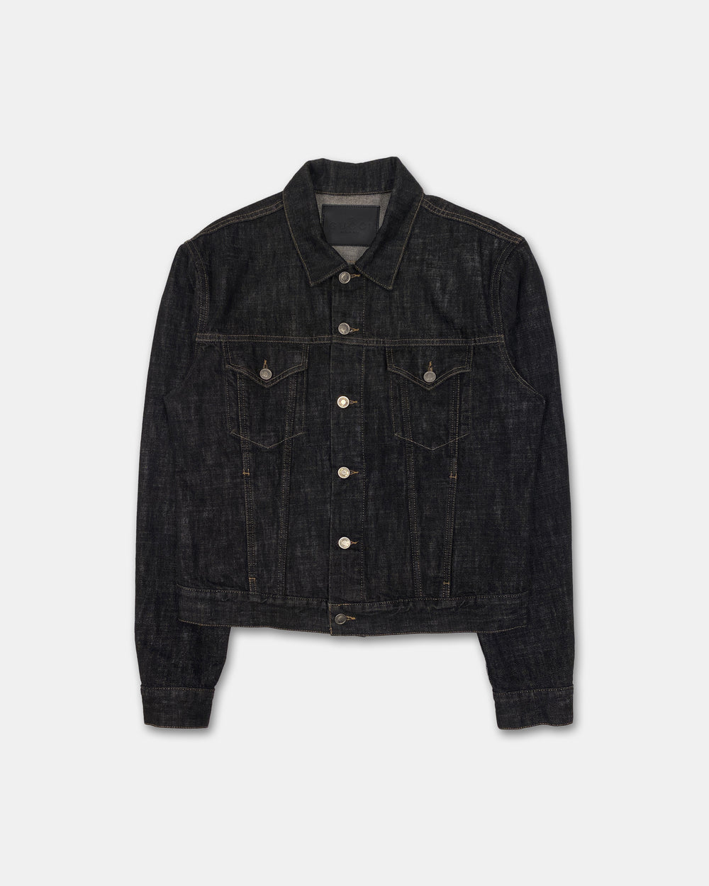 Gucci by Tom Ford 2000s Classic Denim Jacket Dark Grey