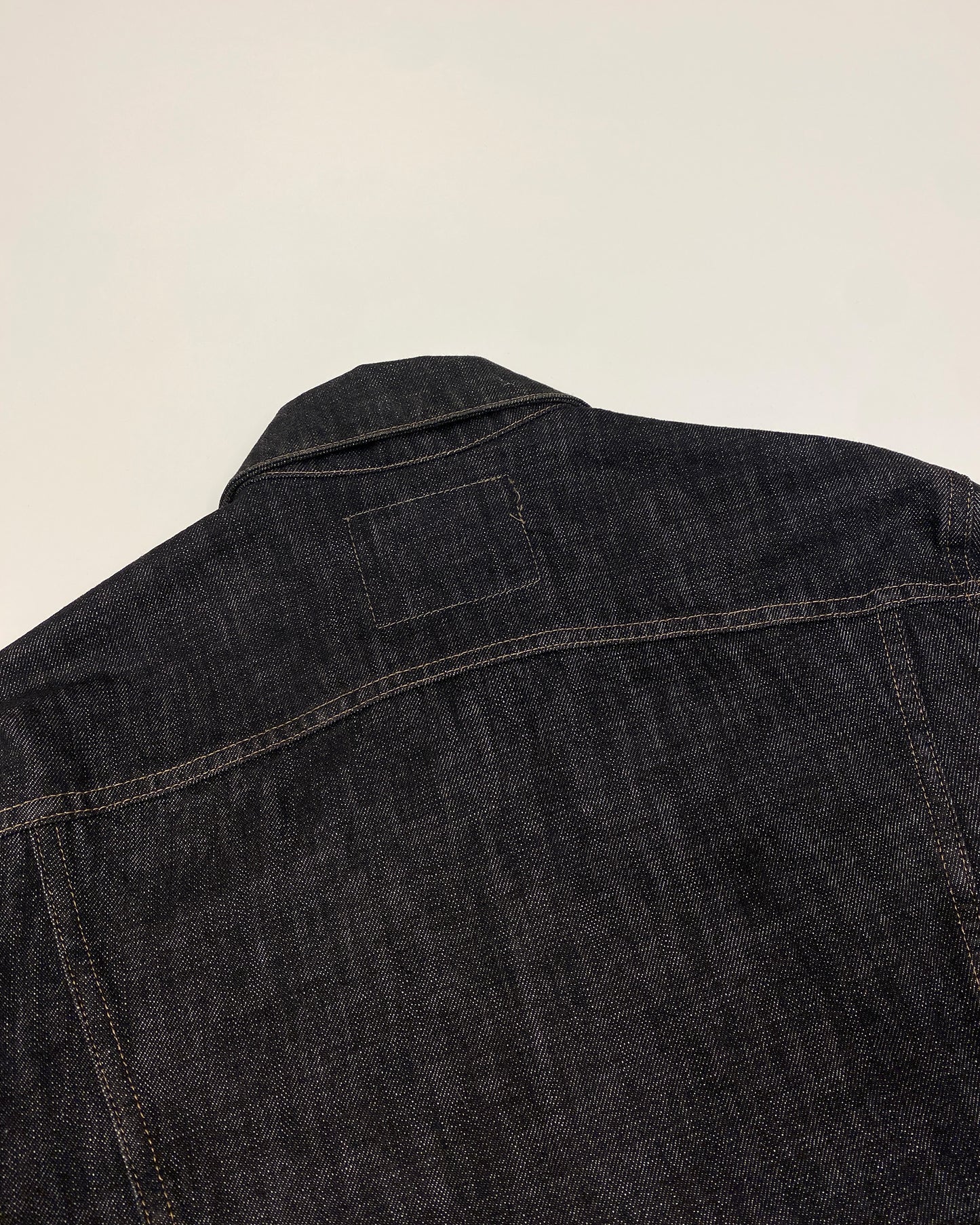 Gucci by Tom Ford 2000s Classic Denim Jacket Dark Grey