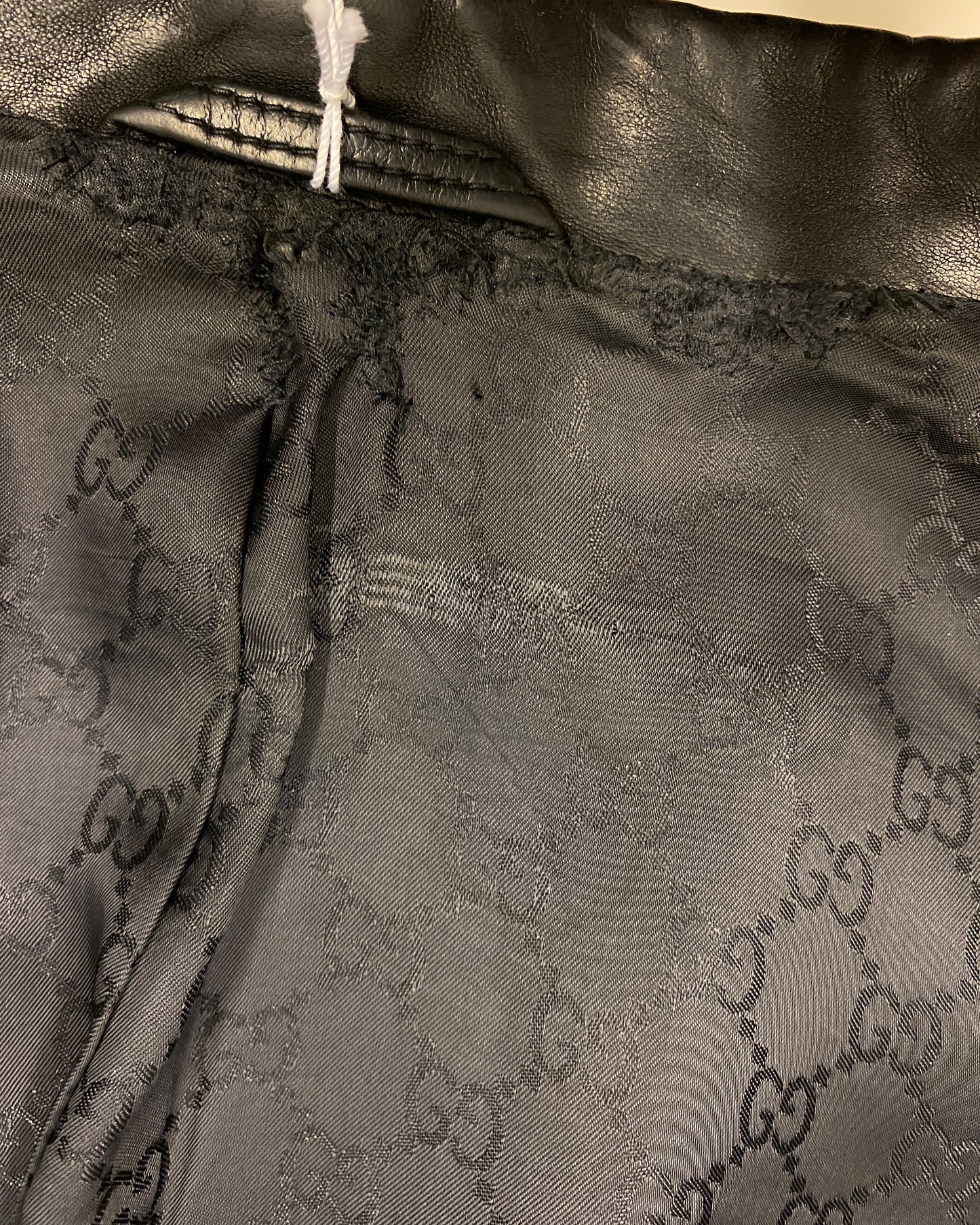 Gucci by Tom Ford 1990s Leather Blazer Jacket Black