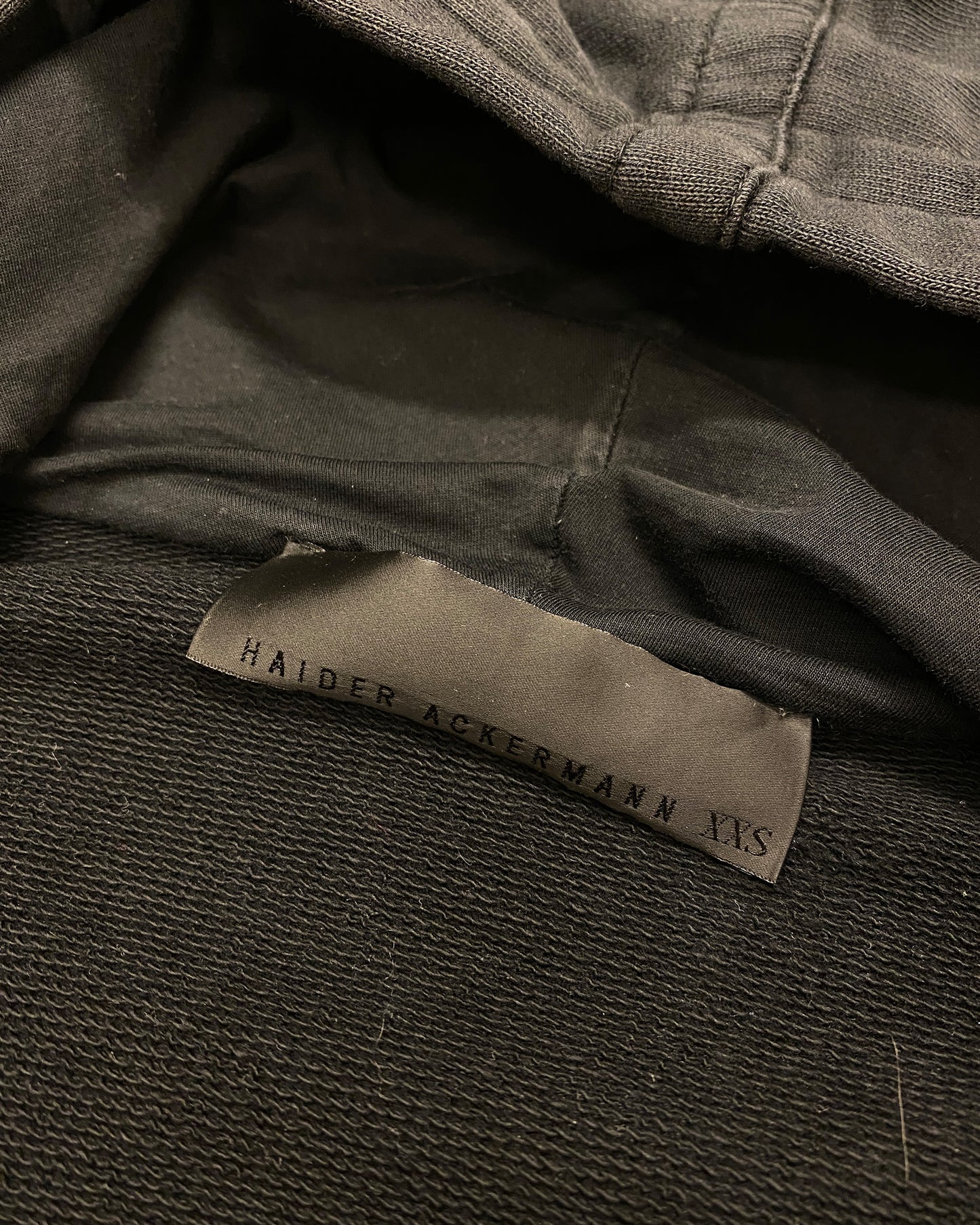 Haider Ackermann 2010s Oversized Perth Zip Hoodie Black