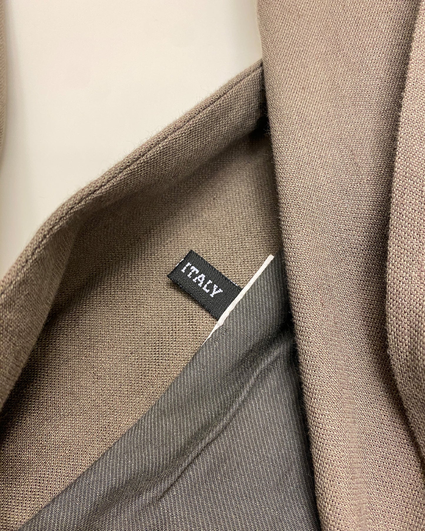 Haider Ackermann SS2010 Runway Warp Blazer Jacket Brown