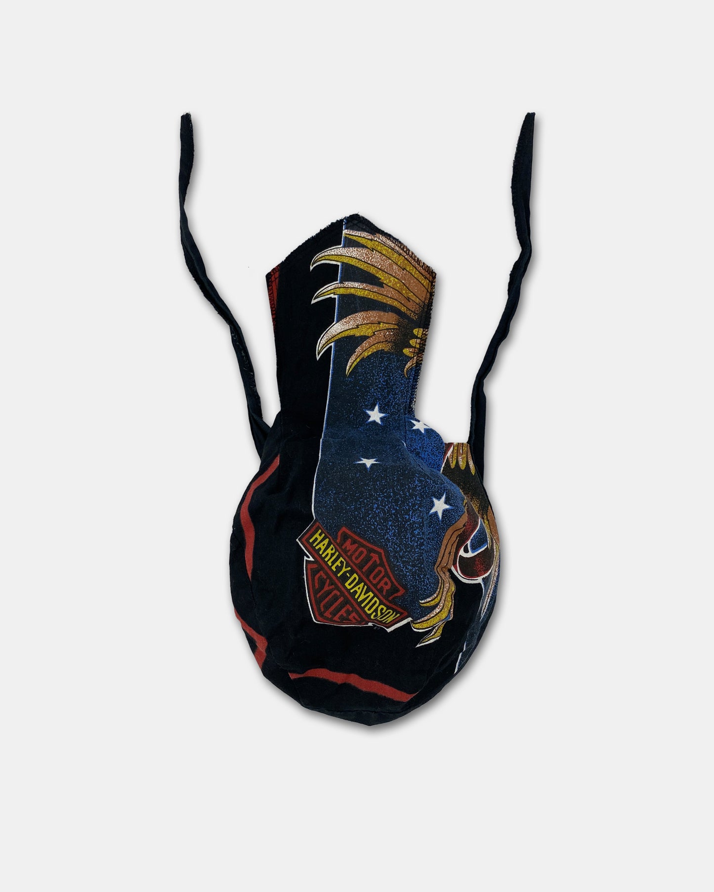 Harley Davidson 1990s  Doo-Rag Cloth Black