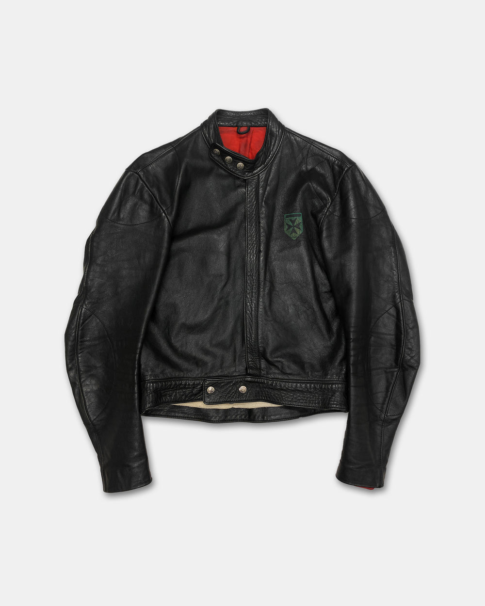 Harro 1980s Racing Leatherjacket Black