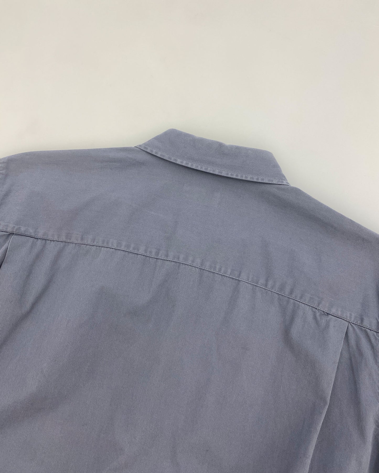 Helmut Lang 1998 Satin Striped Short Sleeve Shirt Grey