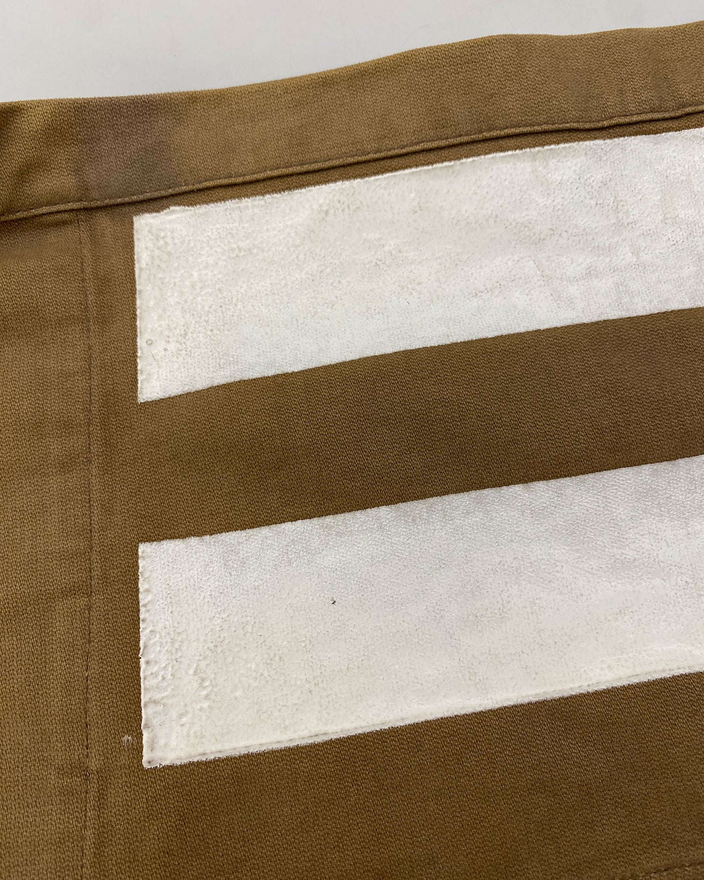 Helmut Lang 1996 Stripes Apron Belt Brown