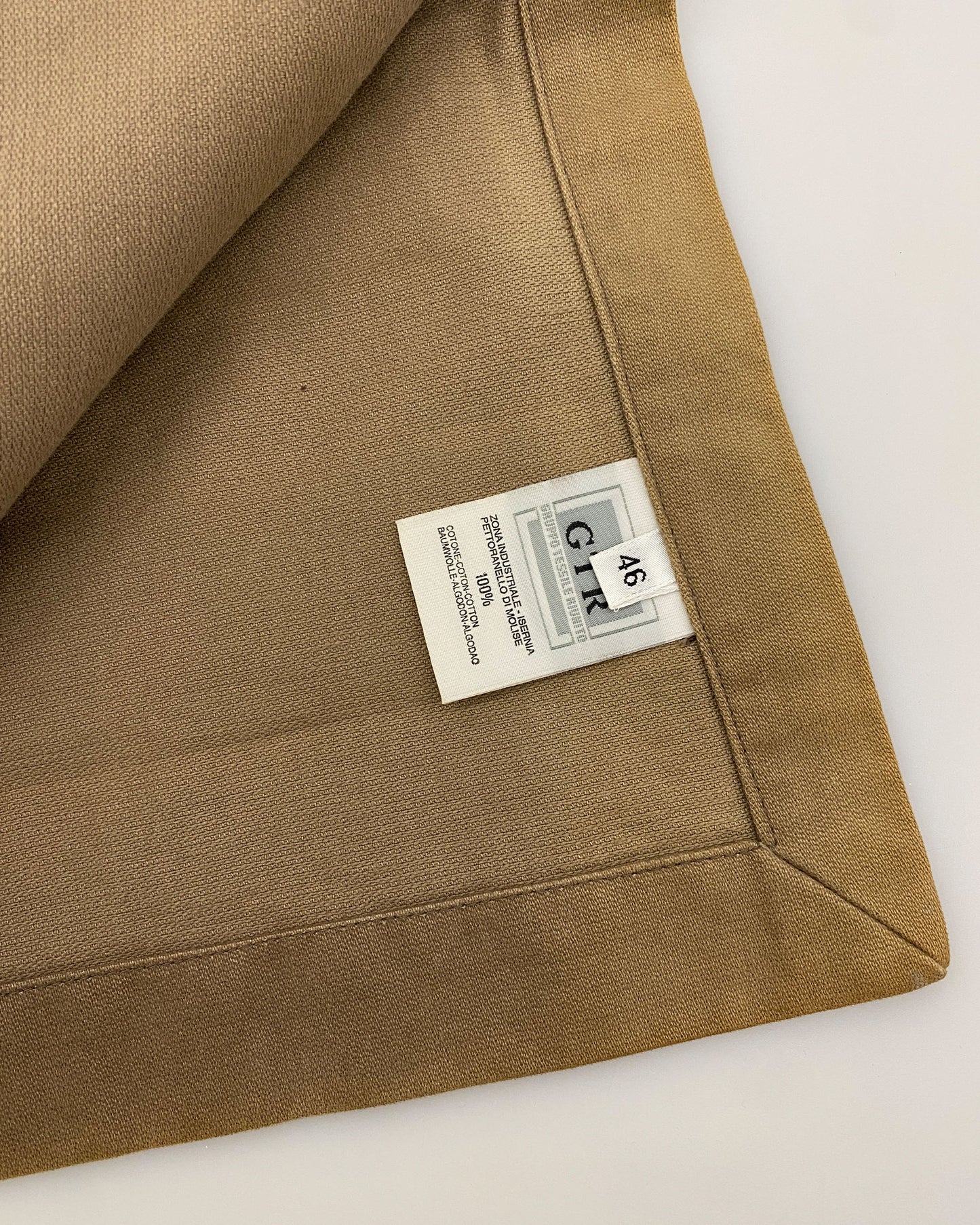 Helmut Lang 1996 Stripes Apron Belt Brown
