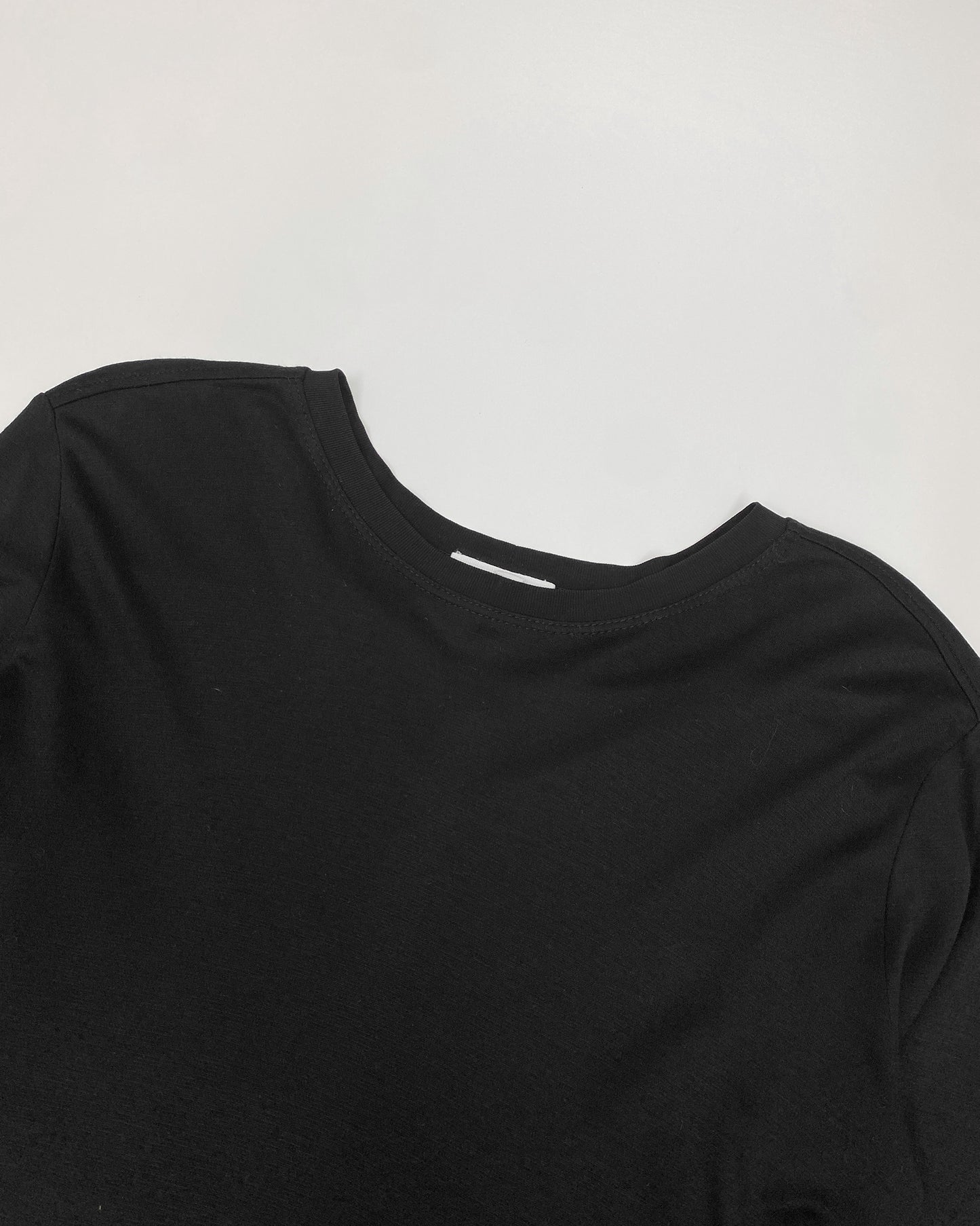 Helmut Lang 2010s Twisted Back Longlseeve Top Black