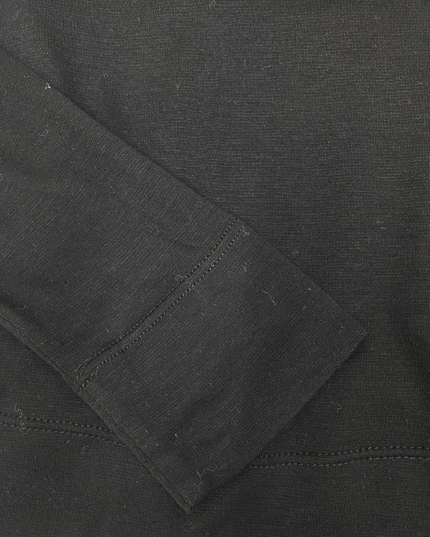 Helmut Lang 2010s Twisted Back Longlseeve Top Black