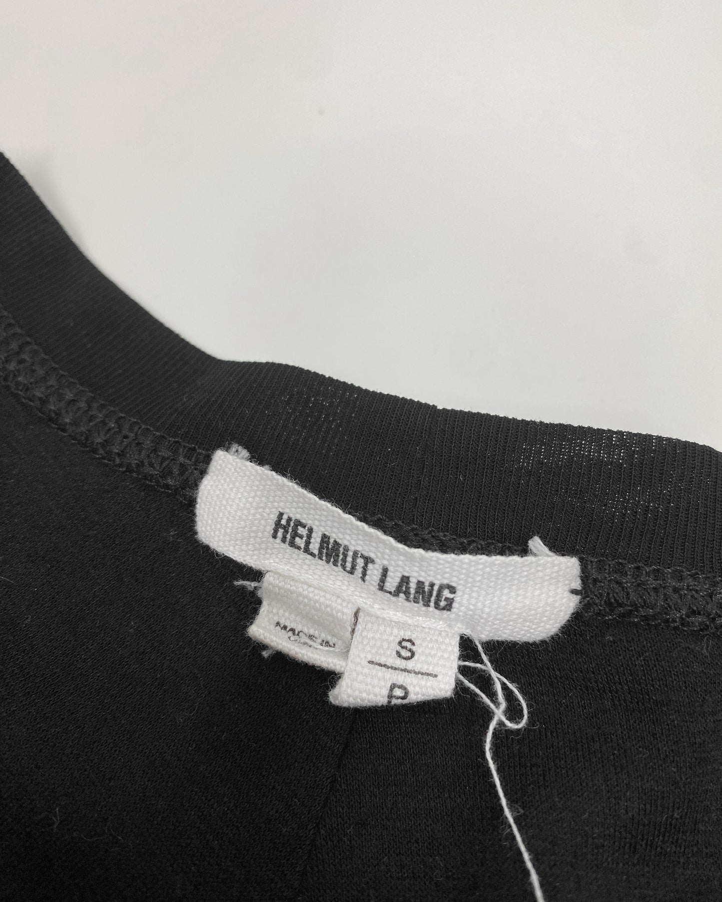 Helmut Lang 2010s Twisted Back Longlseeve Top Black