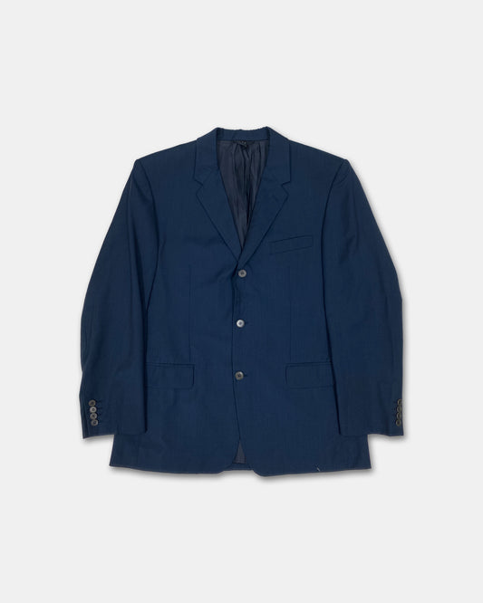 Helmut Lang 1980s Vienna Tag Wool Blazer Jacket Navy