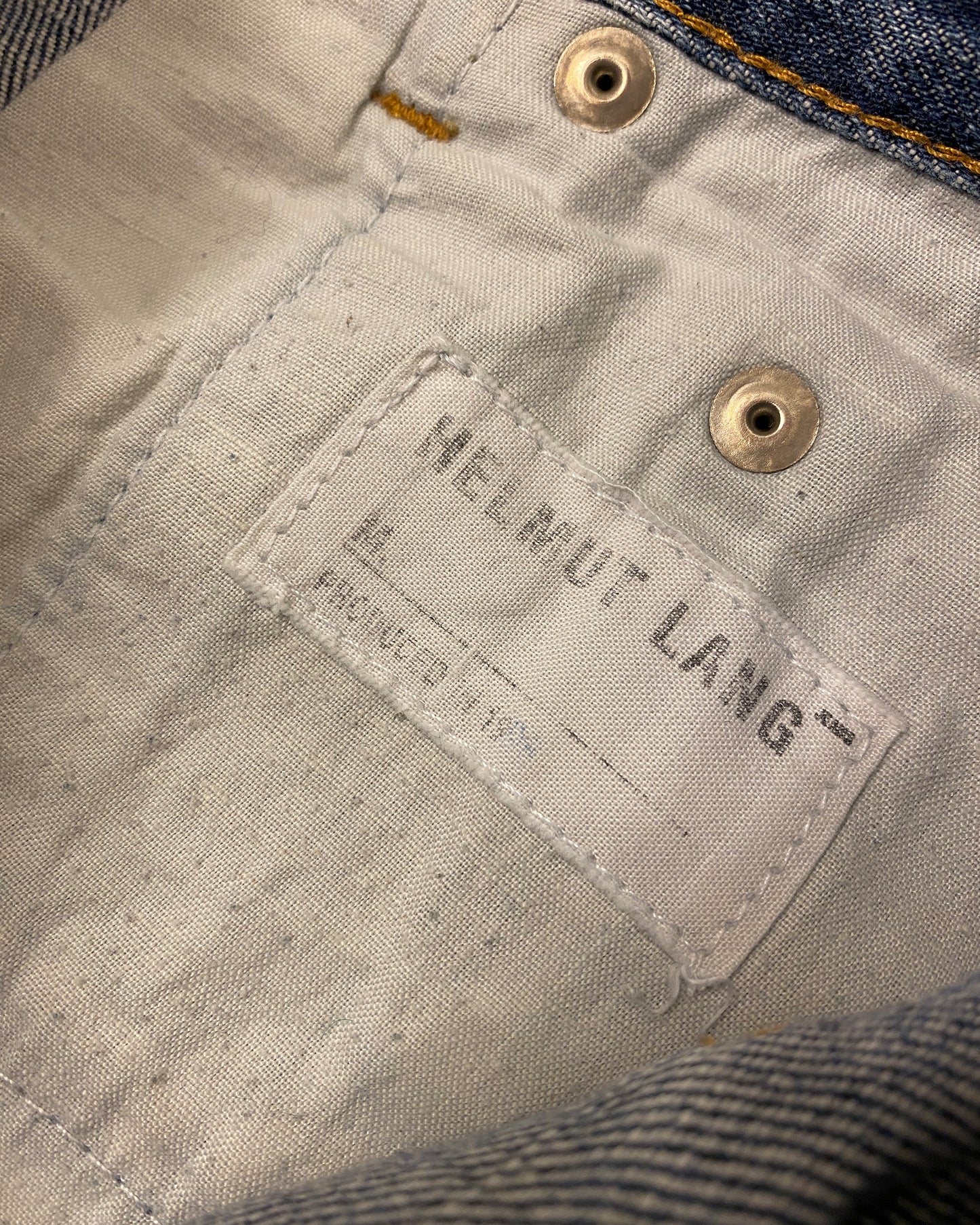 Helmut Lang 1999 Classic Denim Blue