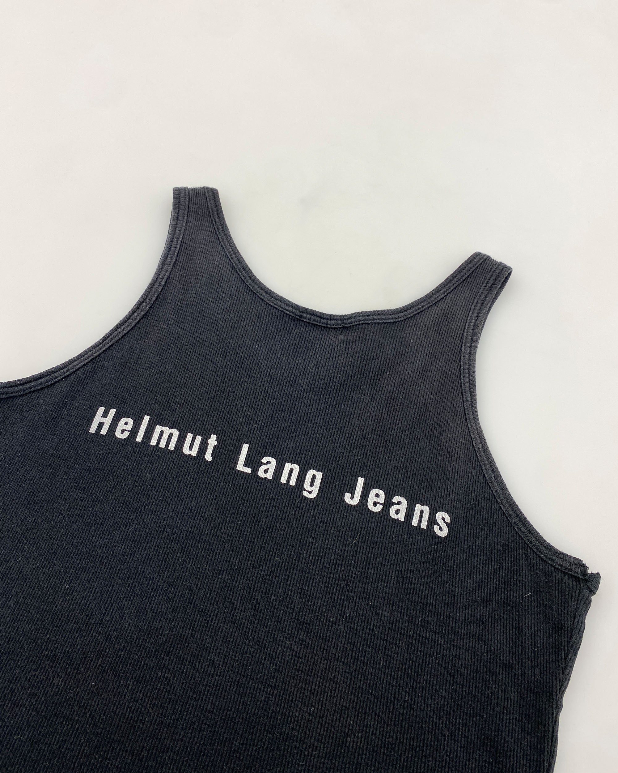 Helmut Lang Jeans 1996 Jesus Tanktop Black – Knud Peters