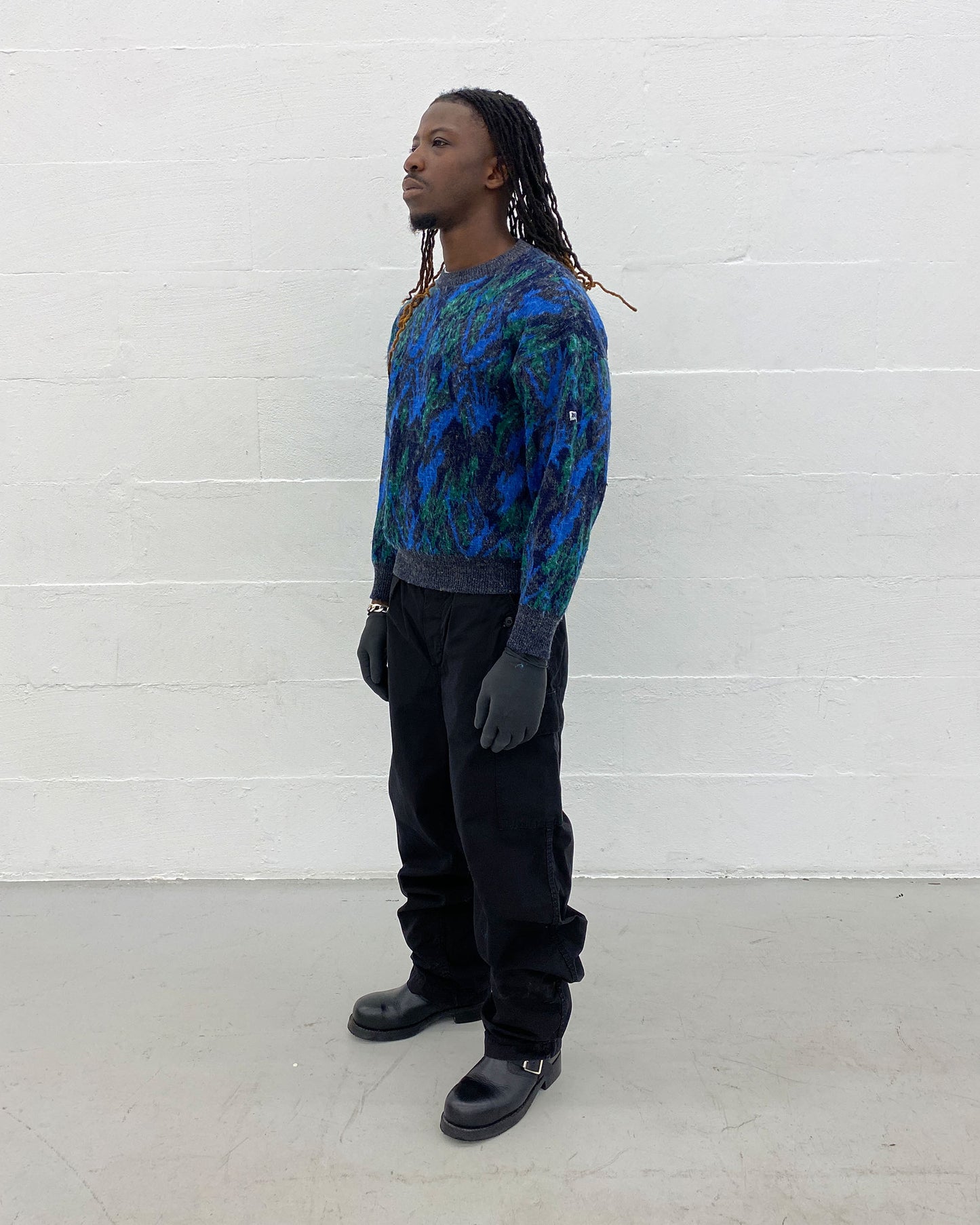 Vintage 1990s Ripstop Cargo Pants Black