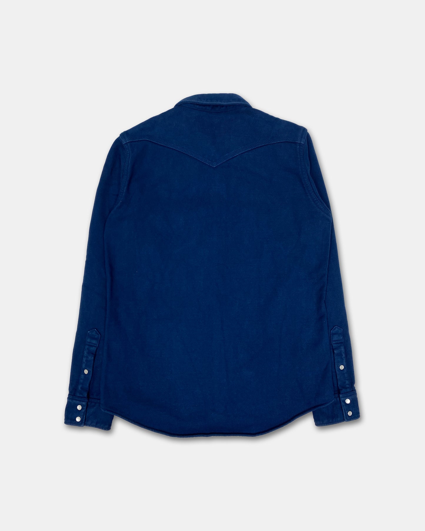 Iron Hearts 2010s Heavyweight Push Button Western Shirt Blue