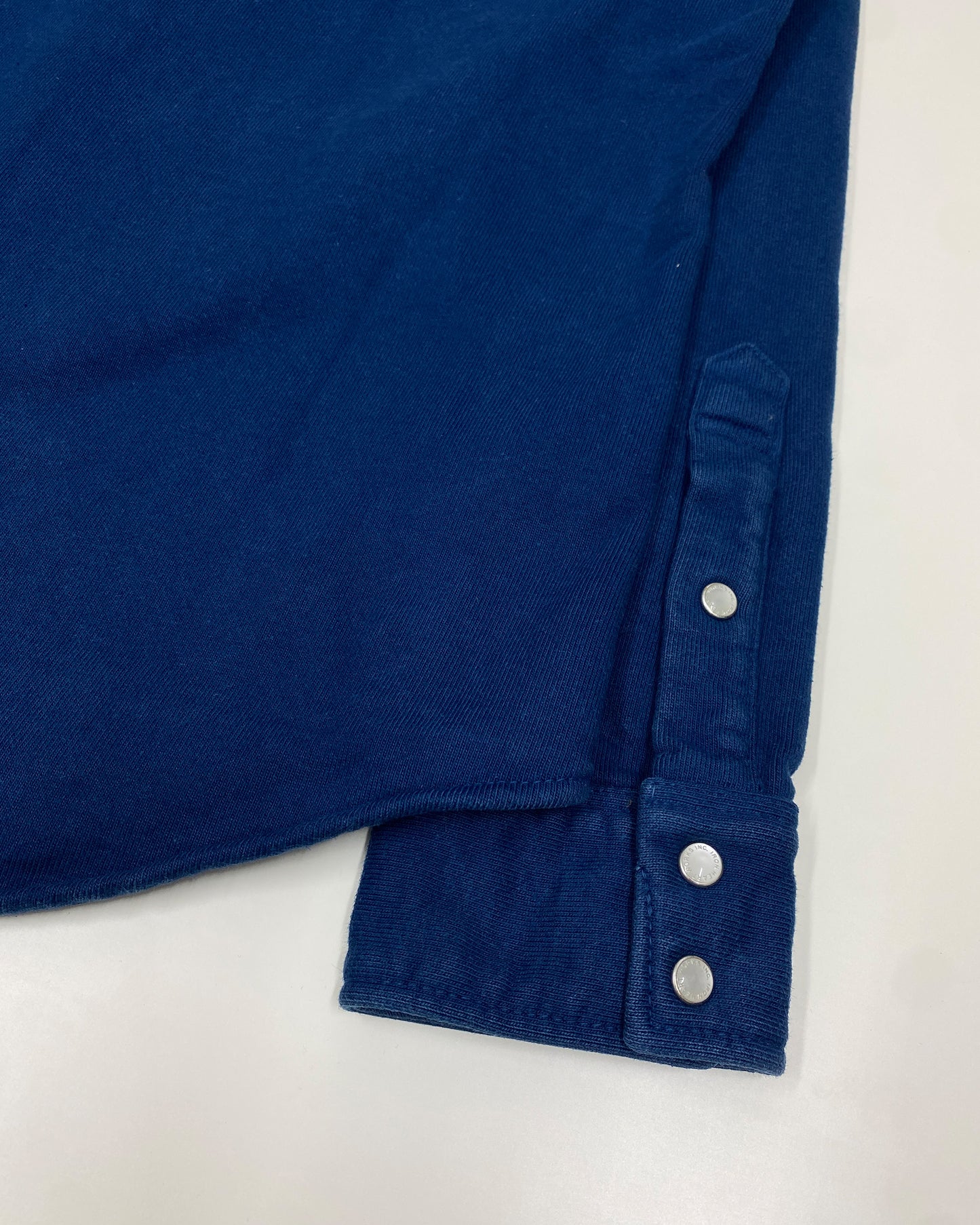 Iron Hearts 2010s Heavyweight Push Button Western Shirt Blue