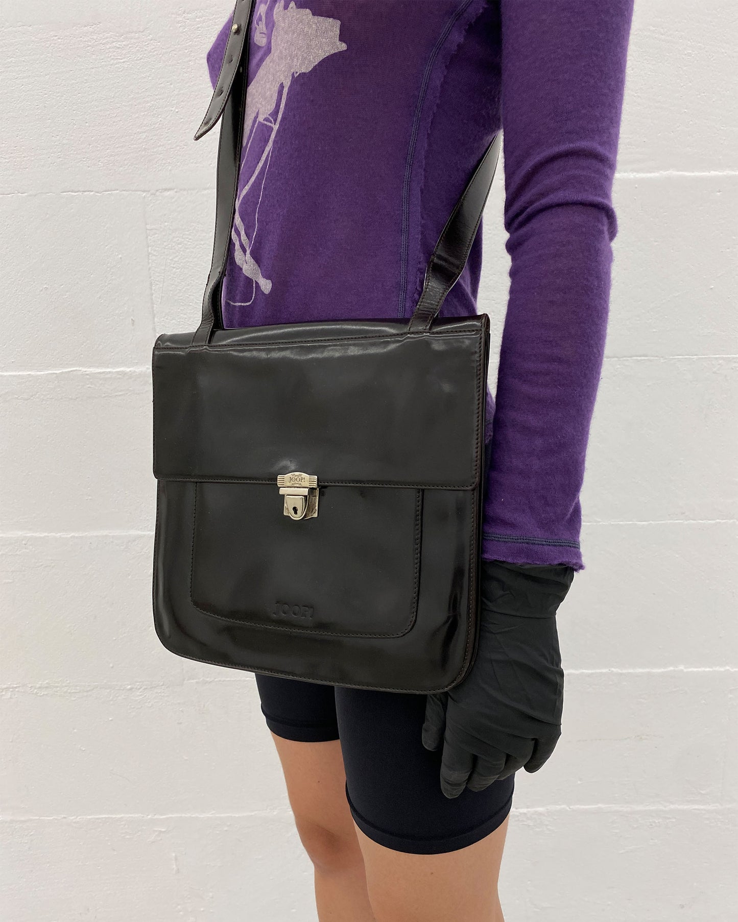 Hvana 2010s Iron Cashmere Longsleeve Knit Top Purple