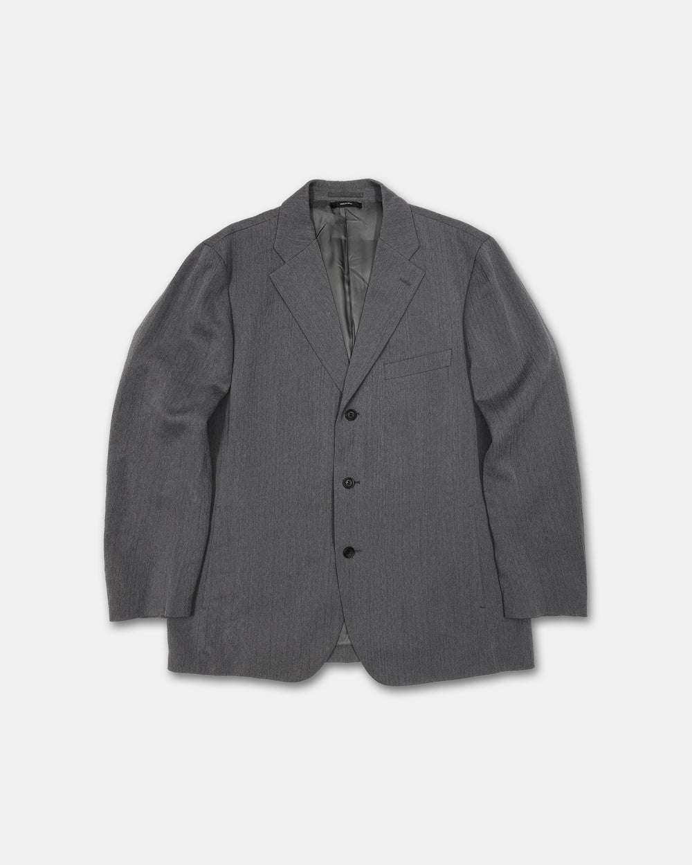 Issey Miyake Men SS2013 Wool Cupro Blazer Jacket Grey