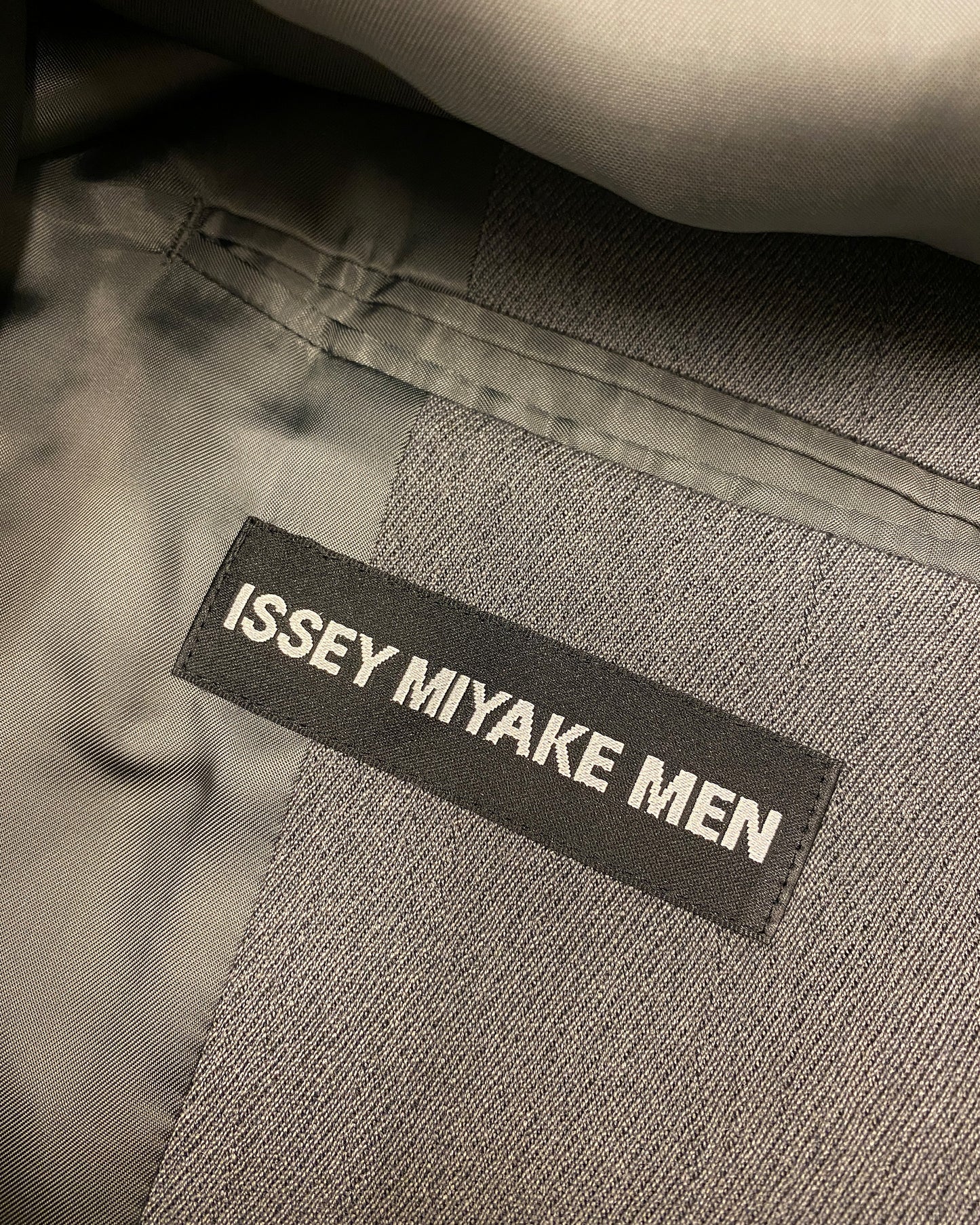 Issey Miyake Men SS2013 Wool Cupro Blazer Jacket Grey
