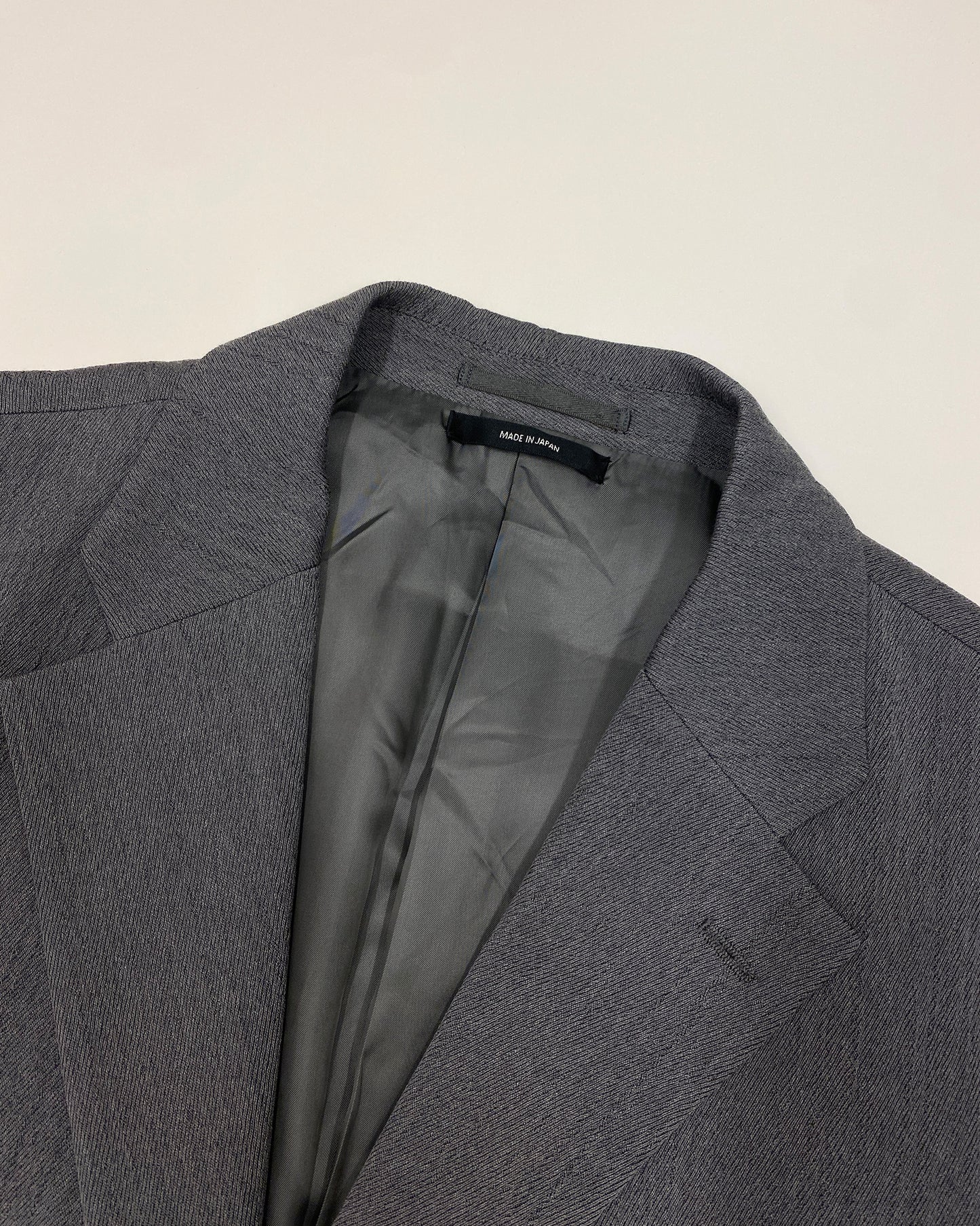 Issey Miyake Men SS2013 Wool Cupro Blazer Jacket Grey