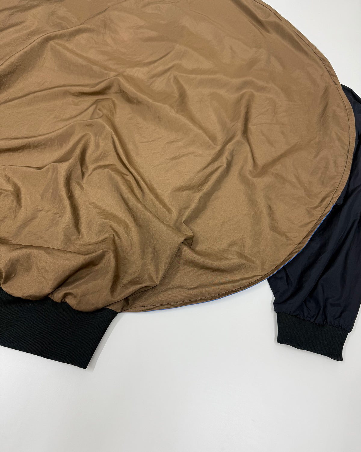 Issey Miyake FW1987 Circle Pattern Nylon Staff Crewneck Blue