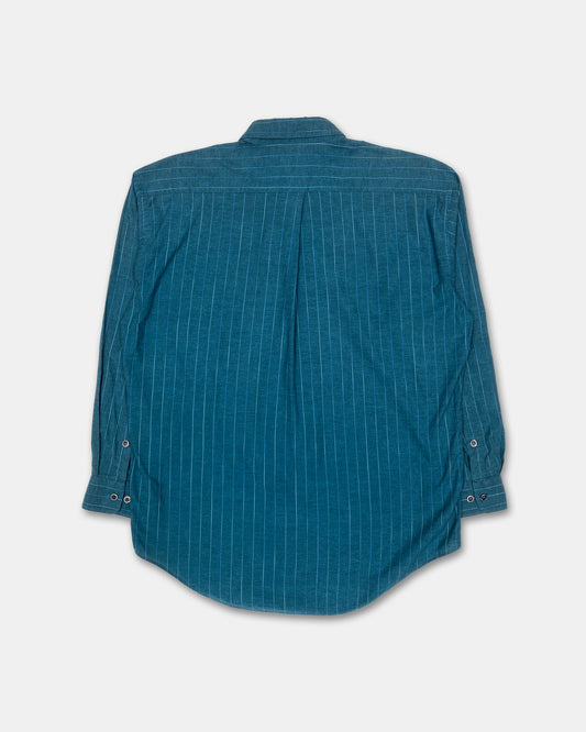 IM Product 1990s Striped Shirt Blue
